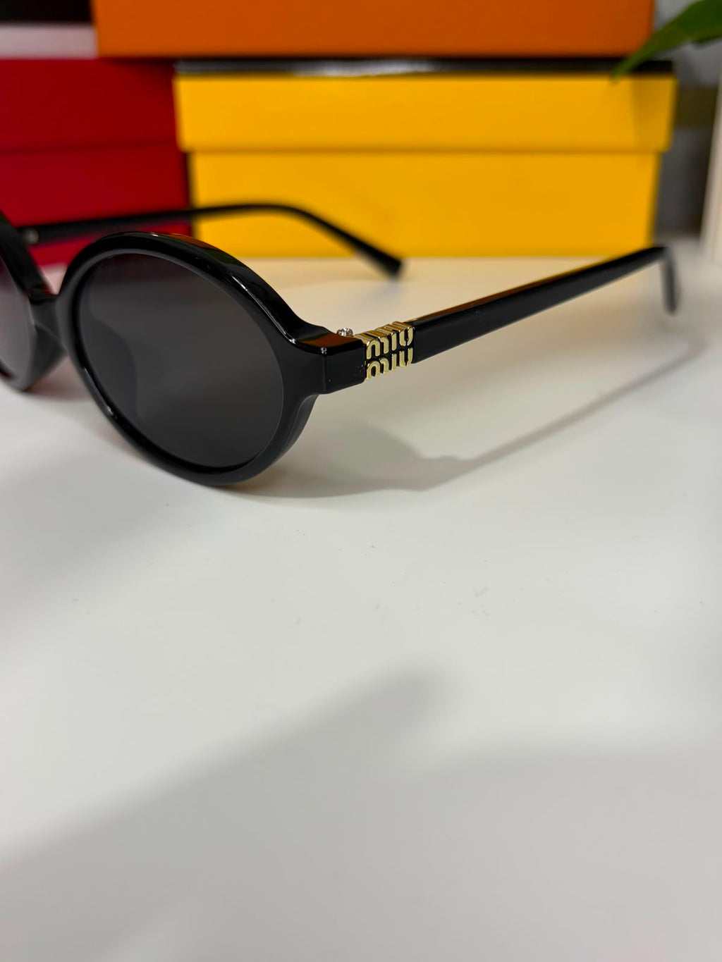 Lunettes de soleil ovale retro_Darb Shop