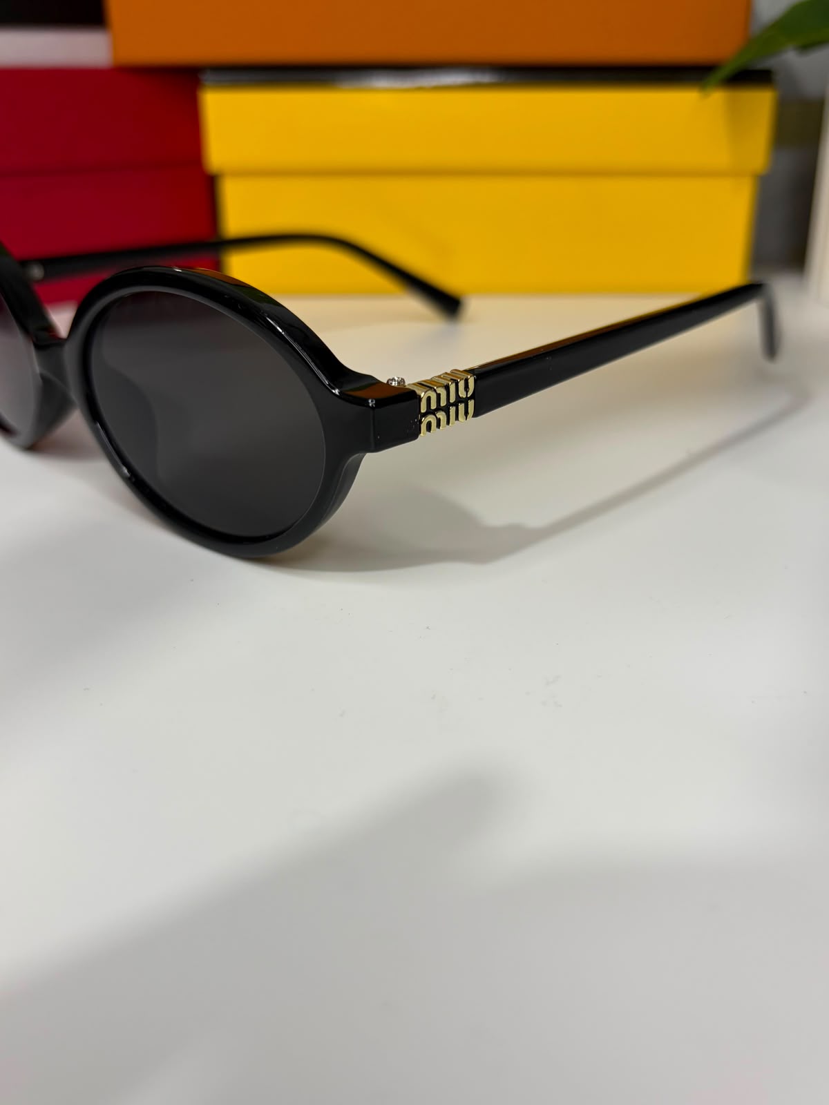 Lunettes de soleil ovale retro_Darb Shop